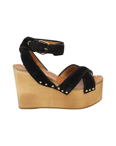 celine wooden wedges|Celine women's wedges sandals.